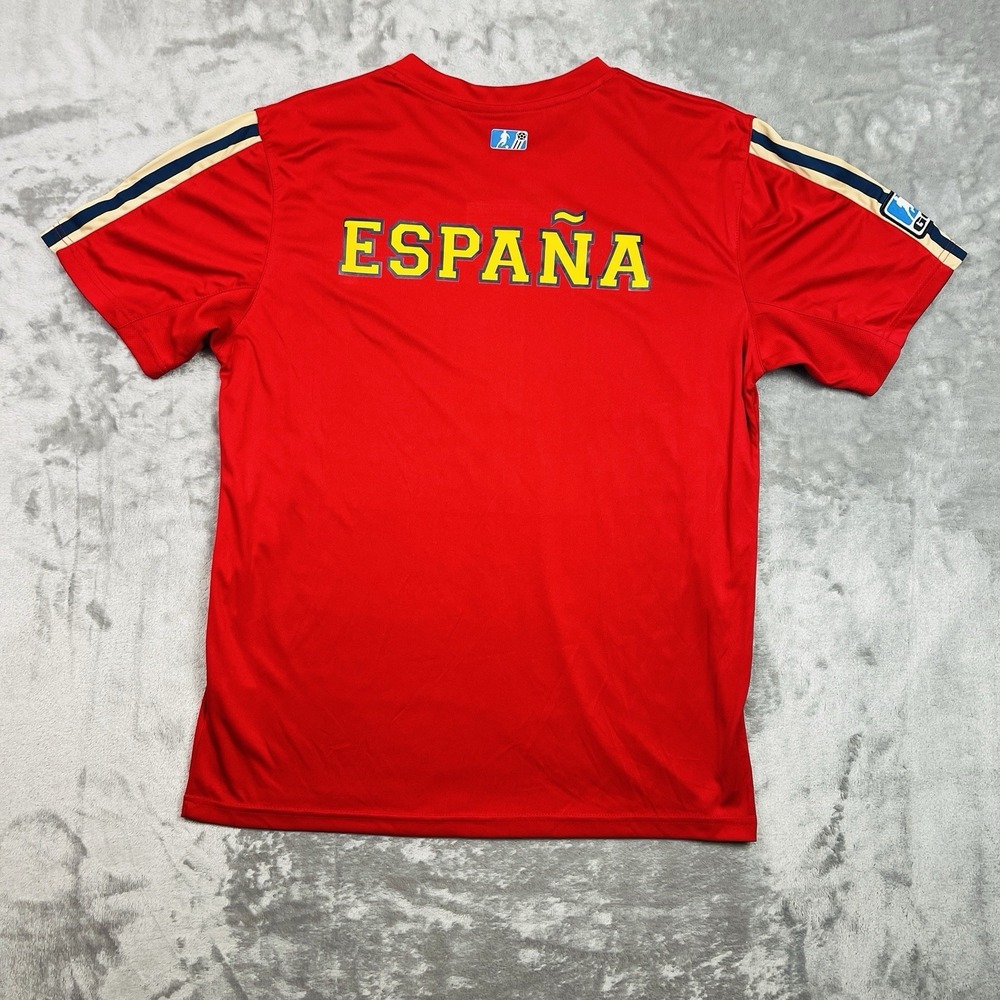 Espana Spain Soccer Jersey Mens Size Medium Futbol Shirt Top GOL Patch - Picture 5 of 6